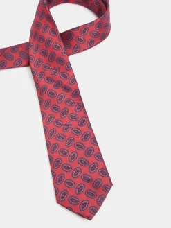 CORBATA JACQUARD MF ROJO