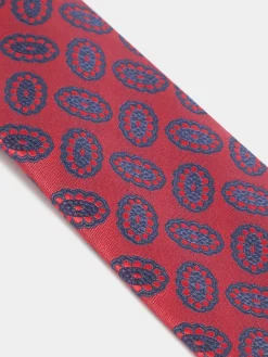 CORBATA JACQUARD MF ROJO