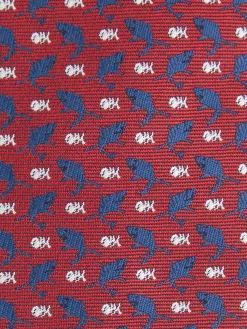 CORBATA JACQUARD MF ROJO