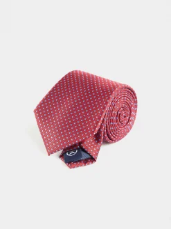 CORBATA JACQUARD MF ROJO