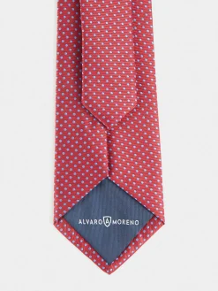 CORBATA JACQUARD MF ROJO