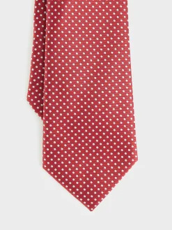 CORBATA JACQUARD MF ROJO