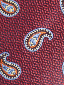 CORBATA JACQUARD MF ROJO
