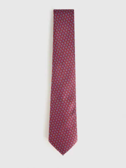 CORBATA JACQUARD MF ROJO