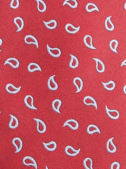 CORBATA JACQUARD MF ROJO