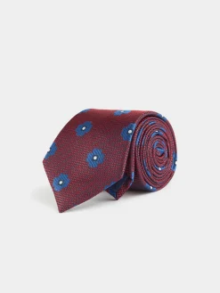 CORBATA JACQUARD MF ROJO