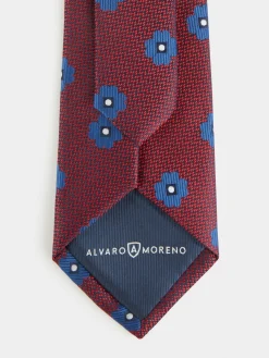 CORBATA JACQUARD MF ROJO