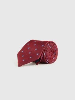 CORBATA JACQUARD MF ROJO