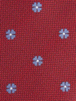 CORBATA JACQUARD MF ROJO