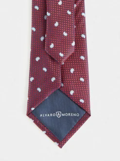 CORBATA JACQUARD MF ROJO