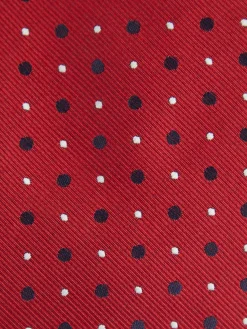 CORBATA JACQUARD MF ROJO