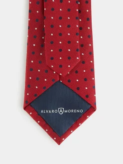 CORBATA JACQUARD MF ROJO