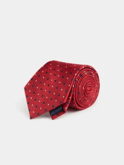 CORBATA JACQUARD MF ROJO