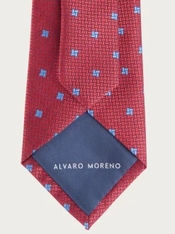 CORBATA JACQUARD MF ROJO