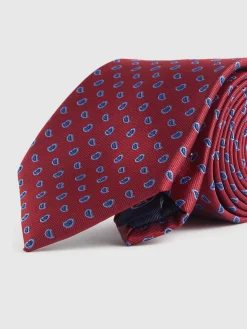 CORBATA JACQUARD MF ROJO
