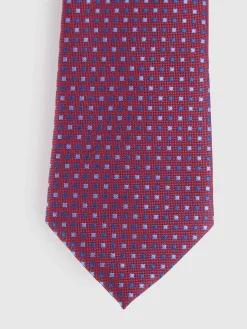 CORBATA JACQUARD MF ROJO