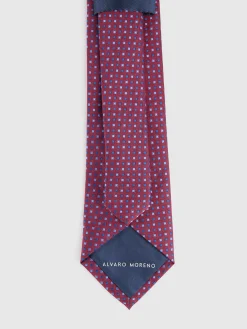 CORBATA JACQUARD MF ROJO