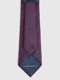 CORBATA JACQUARD MF ROJO