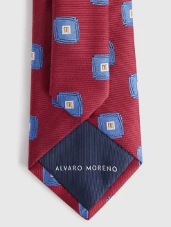 CORBATA JACQUARD MF ROJO