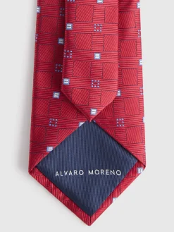 CORBATA JACQUARD MF ROJO