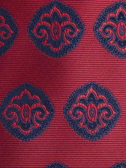 CORBATA JACQUARD MF ROJO