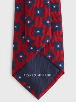 CORBATA JACQUARD MF ROJO