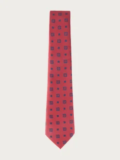 CORBATA JACQUARD MF ROJO