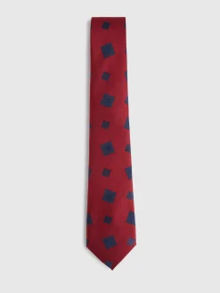 CORBATA JACQUARD MF ROJO