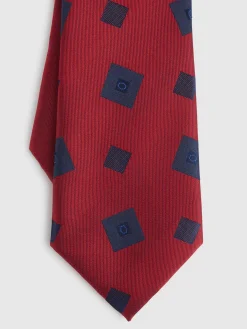 CORBATA JACQUARD MF ROJO