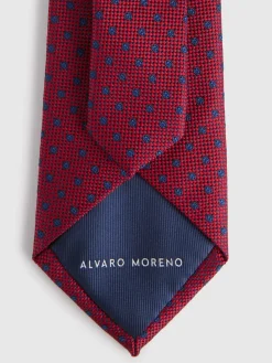 CORBATA JACQUARD MF ROJO