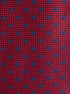 CORBATA JACQUARD MF ROJO