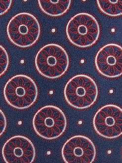 CORBATA JACQUARD MF ROJO