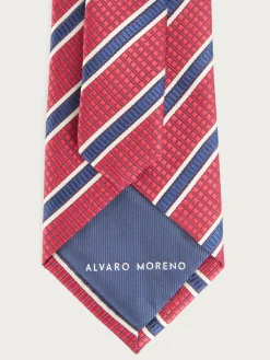 CORBATA JACQUARD MF ROJO