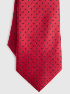CORBATA JACQUARD MF ROJO