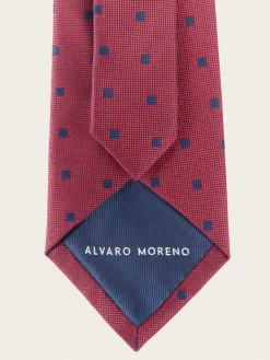 CORBATA JACQUARD MF ROJO