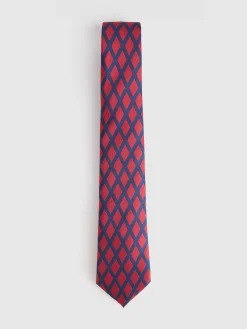 CORBATA JACQUARD MF ROJO