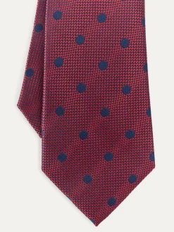 CORBATA JACQUARD MF ROJO