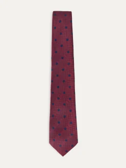 CORBATA JACQUARD MF ROJO