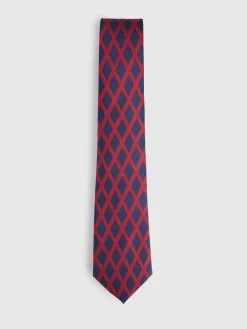 CORBATA JACQUARD MF ROJO