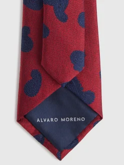 CORBATA JACQUARD MF ROJO