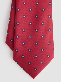 CORBATA JACQUARD MF ROJO