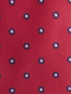 CORBATA JACQUARD MF ROJO