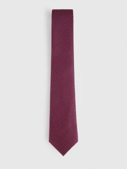 CORBATA JACQUARD MF ROJO