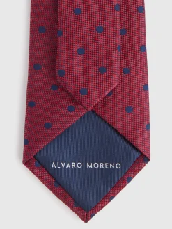 CORBATA JACQUARD MF ROJO