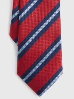 CORBATA JACQUARD MF ROJO