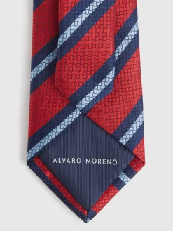 CORBATA JACQUARD MF ROJO