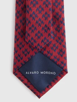 CORBATA JACQUARD MF ROJO