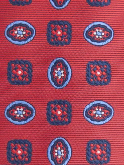 CORBATA JACQUARD MF ROJO