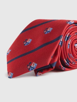 CORBATA JACQUARD MF ROJO