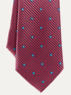 CORBATA JACQUARD MF ROJO